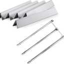 Direct Store Parts Kit DG230 for Weber Genesis Silver B/C, Spirit 300/700, Weber 900, Genesis Platinum C B Genesis Gold B C, for Weber Flavorizer Bars 7537 7536 & Burner Tube 7508 3611