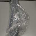 5 Pack Wide Shoulder Hangers Metal Suit Hangers Smooth Soft Gloss Grippy Flexible Thick Rubber Blazer Non Slip Jacket Clothes Hangers Black