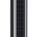 Comfort Zone 32-Inch Oscillating Tower Fan – Ultra-Slim Bladeless Design with 3 Speeds, 90° Wide Oscillation & Built-in Carry Handle – Quiet Portable Standing Fan for Bedroom, Home, or Office, Black