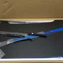 BORGEBY Gaming Desk, 39 Inch Carbon Fiber Surface Study Table Writing Desk Computer Table with Cup Holder & Headphone Hook, Small Desk for Bedroom Home Office, Blue