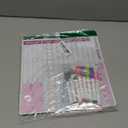 Bright Colorful Sticky Note Chore Chart / 16.25" x 11" Repositionable Fill-in Planner / 52 Repositionable Kids Weekly Task Lists/Made in The USA