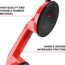 Olympia Tools Glass Suction Cups Heavy Duty Plastic Vacuum Plate Handle Glass Holder Hooks to Lift Large Glass/Tile Suction Cup Lifter/Moving Glass/Pad for Lifting/Dent Puller (2 Pack)