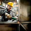 Metabo - WEV15-125 - 5" Variable Speed Angle Grinder - 2, 800-11, 000 Rpm - 13.5 Amp W/Electronics, Lock-On (600468420 15-125 Quick), Professional Angle Grinders