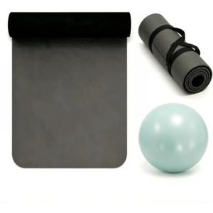 Grip Yoga Mat 5mm Non-Slip PU Natural Rubber Surface, Premium Fitness Mat for Hot Yoga, Pilates, for Women and Men