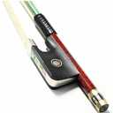 Cello Bow 4/4 Size Carbon Fiber Core Wood Skin Hybrid VINGOBOW 120C Master Level Ebony Frog Well Balanced Pernambuco Performance Sweet Warm Tone Mongolian Horse Hair