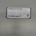 4 Inch Self Closing Door Hinges, 5/8" Radius Corners Spring Loaded Hinges for Exterior, Garage, Front and Back Door, UL Listed, for Left and Right Hand Door, Matte Black, 3 Pack