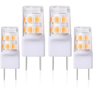T4 G8 Bi-Pin Light WB25X10019 Microwave Light Bulbs G8 Halogen 20W Bulb Replacement for GE Oven Parts WB36X10213 WB08X10050 WB36X10246 Microwave Light 4713-001165 4 Pack (Daylight White)