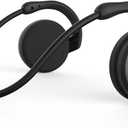 Small Bluetooth Headphones Wrap Around Head - Sports Wireless Headset with Built-in Microphone and Crystal-Clear Sound, Foldable and Carried in The Purse, and 12-Hour Battery Life, Black