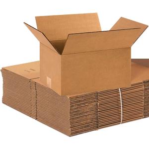 BOX USA Shipping Boxes 12"L x 9"W x 6"H, 25-Pack Small Corrugated Cardboard Boxes for Shipping, Mailing, Packing, Packaging and Storage