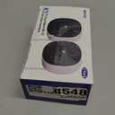 INFIYA 2K No Drill Window Camera-2 Pack 2.4Ghz & 5Ghz WiFi Dome Cameras for Home Security for Indoor & Outdoor Monitoring, Color Night Vision, Human Detection, 24/7 Recording, Ideal for Apartment, K1