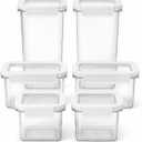 Kitchen Storage Containers, Set of 6, Food Organization and Storage Solution, 6-piece Set