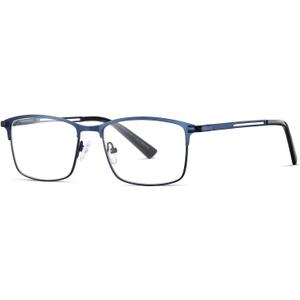 LKEYE Distance Nearsighted Glasses Blue Light Glasses Men Women Metal Spring Hinge Myopia Eyeglasses