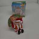 PURFUN Funny Parachute Tumbling Santa with Music, Battery Operated Electric Santa Claus Hanging Ornament Christmas Tree Pendant Decorations Holiday Christmas Party Supplies Home Decor