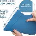 50 Legal Hanging File Folders, 50 Reinforced Hang Folders, Designed for Home and Office Color Coded File Organization, Legal Size, Assorted Colors, 50 Pack