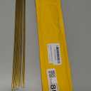 8 PC Brass Round Stock Lathe Bar Stock Kit Stock Solid Bras s Rod 1/8 Inch in Diameter 12 Inch in Length (3.18 mm)