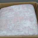 RELEANY Washable Area Rugs 9'x12' Non-Slip Modern Abstract Soft for Living Room Entryway Bedroom Nursery, Print Pattern, Grey Pink