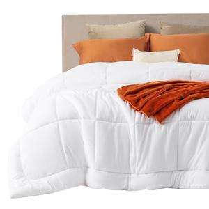 Bedsure Comforter Duvet Insert - Quilted Comforters King Size, All Season Duvet, Down Alternative Bedding, with 8 Tabs, Gifts for Women/Men, White, King 90 x 102 Inches