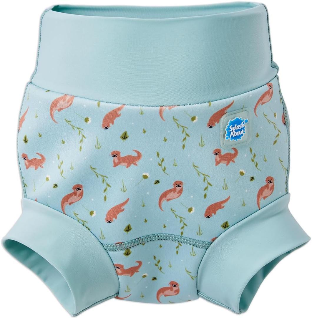 Splash About Happy Nappy Reusable Swim Diaper, Playful Otters, 2-3 Years