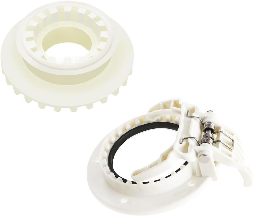 Washer Clutch Gear Coupling Replace dc97-18439a clutch gear and Washer Clutch Gear Part Fit For samsung washer clutch WA54M8750AV/A4 WA54M8750AW/A4 (1pcs Clutch Gear and 1pcs Clutch Gear Part)