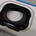 amBand 3 in 1 Metal Case Compatible with Apple Watch Series 9/8/7 45mm, W1 Protector Rugged Bumper with Watch Crown + Back Cover, Black