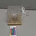 VoMii Ocean Wave Projector Light,16 Colors Luminorthe Cube Lamp with Dynamic Wave Effect,Northern Lights Projector Ambient Lighting with Remote for Bed Room Classroom Decor