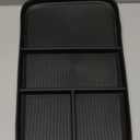 Sunsdrew 2025 Upgraded 2PCS Mercedes-Benz EQS Center Console Organizer&Lower Center Console Tray for 2023 2024 2025 Mercedes Benz EQS Interior Accessories Anti-Slip