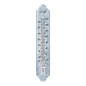 19.50 inch Galvanized Metal Thermometer
