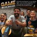 Digital Energy Wireless Handheld Game Buzzer System - Console Displays First Buzz-in - Great for Jeopardy, Family Feud, Trivia and Buzz Games - 8 Joystick Buzzers
