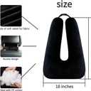 FHSGGP Travel Pillow Car Pillow Kid Car Sleeping The Sleeping Aid for Adults and Kids on Road Trips Kids Travel Pillow Black