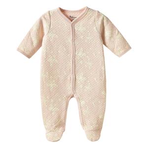 Minicoco Baby Footie Jumpsuit Lightly Thick Romper for 0-12 Months Winter