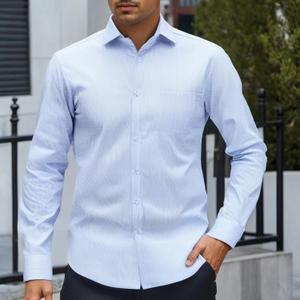 Mens Long Sleeve Formal Shirt Slim Fit Button Down Ideal for Office and Semi Formal Occasions (XX-Large, White)