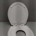 Mayfair NextStep2 Slow-Close Toilet Seat with Built-In Toddler Potty Training Seat, Removable, White, Elongated