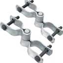 HITTITE 1-3/8" Chain Link Fence Gate Post Hinge - Heavy Duty Gate Hinges: 2x 1-3/8" Female & Male Hinges, Nut/Bolt, Thickness 3mm
