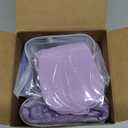 Yoga Bag Set for Women Including Yoga Mat Tote Bag Booty Resistance Band Non Slip Sports Socks Silicone Ties for Pilates Travel Workout Office (Without Mat) (Purple)