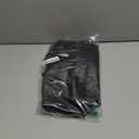 JANSBEN Small Shoulder Bag for Women - Vintage Leather Hobo Purse Trendy Handbag with Zipper and Bell Decoration (Black)