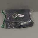 ChrisDowa Blackout Door Curtains for Doorway Privacy, Grommet Closet Curtains for Bedroom Closet Door, Thermal Insulated Temporary Doorway Cover Room Divider Drapes (1 Panel, Dark Grey, 34 x 80 Inch)