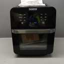 Nuwave Brio 15.5Qt 10-IN-1 Air Fryer Rotisserie Oven, XL Family Size, Even & Crisp AirFry, Reheat, Roast, Dehydrate for Quick Meals, 50-425F Control, 100 Presets & 50 Memory, Dishwasher-Safe, 1800W (15.5 Qt Air Fry Rotisserie Oven)