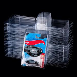 24 pcs Protector Packs Compatible with Hot Wheels Model Car Clamshell Cases Plastic Car Display Protective Case Clear Die Cast Car Blister Pack Covers