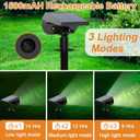 WELALO Solar Spot Lights Outdoor, [6 Pack/65 LED/3 Modes] Solar Landscape Spotlights, Solar Powered Christmas Halloween Lights, IP68 Waterproof Wall Lights for Walkway Yard Garden Driveway(Cool White)