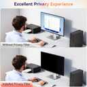 [2026 New] 34 Inch Curved Computer Privacy Screen Protector for 21:9 Aspect Ratio Widescreen Monitor,Removable Eye Protection Anti Glare Blue Light Filter,34in Anti Spy Desktop Security Private Shield