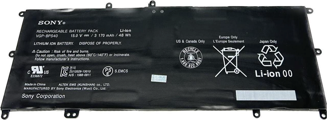 Genuine VGP-BPS40 Battery for Sony VAIO Flip SVF15A 14A SVF15N17CXB SVF15N18PXB