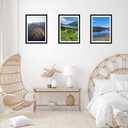 JCJMY 12x16 Picture Frame Black with 11x14 Mat, Display Photo 11x14 with Mat or 12 x 16 Without Mat, Wall Hanging Large Frame with Plexiglass, Black