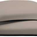 TEXAS LINEN CO. 100% Organic Cotton Percale Pillow Cases Standard/Queen Size Set of 2 - Percale Pillowcases Standard/Queen, Cooling Pillowcases for Sleeping, Cotton Pillow Covers - Taupe