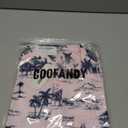 COOFANDY Men's Sleeveless Beach Shirts Summer Button Up Tank Tops Casual Textured Tank Pink Tropical Palm Tree Shirt, Large