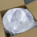 Hioasis 8 Pack Plastic Serving Bowls 128oz White Plastic Bowls Heavy Duty Disposable Serving Bowls for Party Snack & Salad & Candy & Bar Buffet