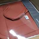 Full Coverage Faux Leather Car Seat Covers Full Set,Automotive Seat Covers for Cars,SUVs Pick-up Truck, Car Seat Cushion, Wine Red Seat Covers for 5 Seats