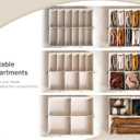 StorageWorks Underbed Shoe Storage Organizer for Closet, 2-Pack Under Bed Shoe Organizer with Bottom Support and Adjustable Dividers, Fits up to 24 Pairs, Beige