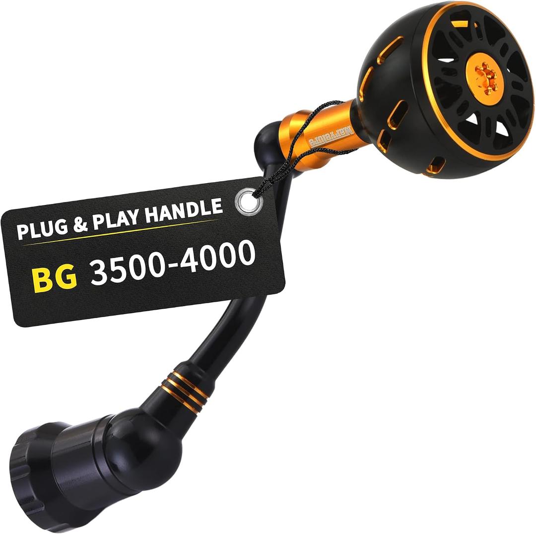 Power Handle Compatible for Daiwa BG 1500-8000 Spinning Reel Replacement Handle (Not for Locked-Type)