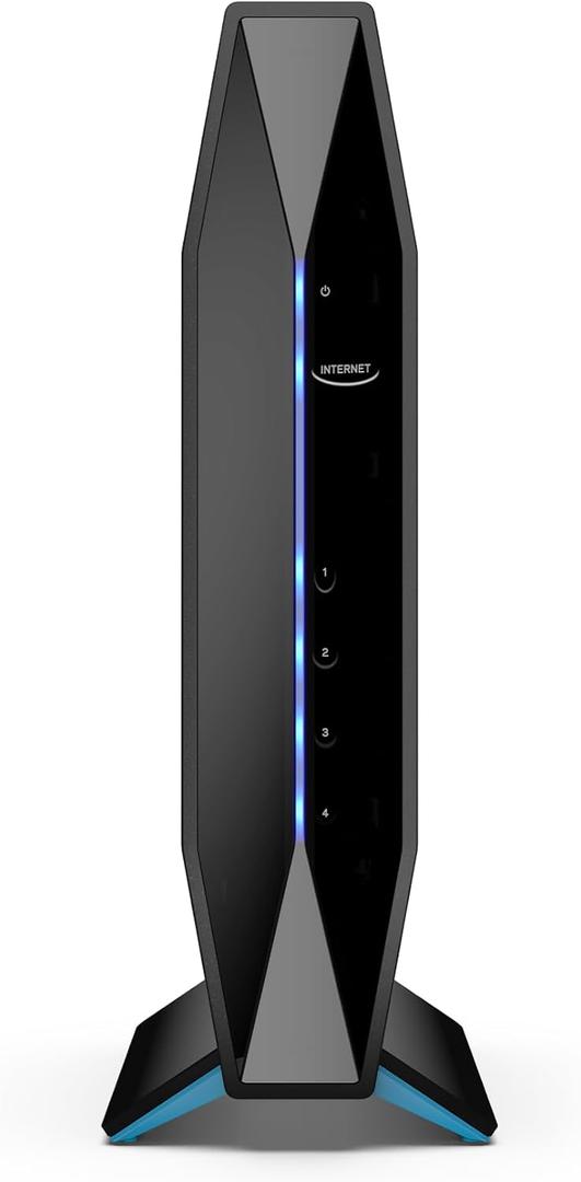 Linksys E8450 AX3200 WiFi 6 Router: Dual-Band Wireless Home Network, 4 Gigabit Ethernet Ports, Parental Controls, 3.2 Gbps, 2,500 sq ft, 25 Devices