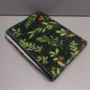 Washable Vintage Floral Christmas 4x6 Area Rugs Non Slip - Low Pile Soft Xmas Tree Red Berries Holly Branches Festive Winter Kitchen Rug 24x36 Inch